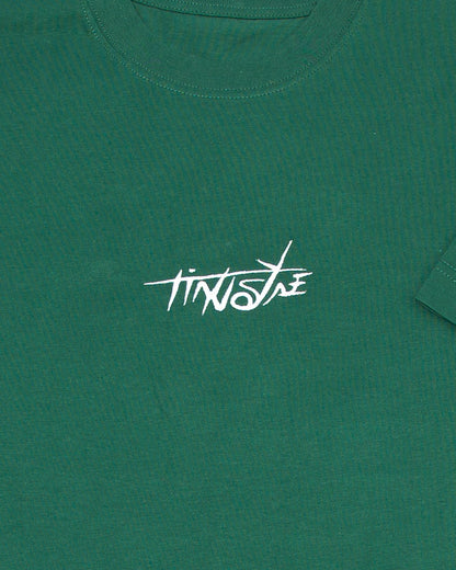 GROEN T-SHIRT - 01 KEEP IT SIMPLE