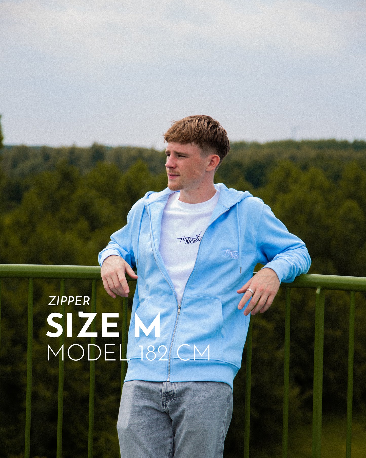 LICHT BLAUW VEST - 01 KEEP IT SIMPLE