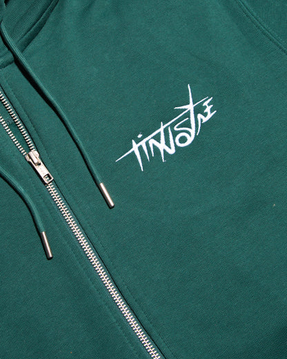 DONKER GROEN VEST - 01