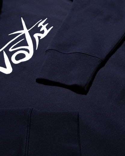 NAVY BLAUWE HOODIE - 01