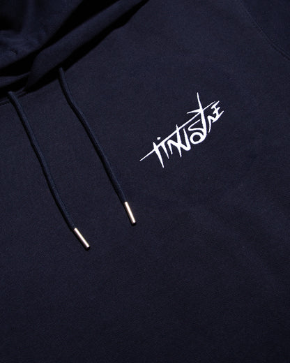 NAVY BLAUWE HOODIE - 01